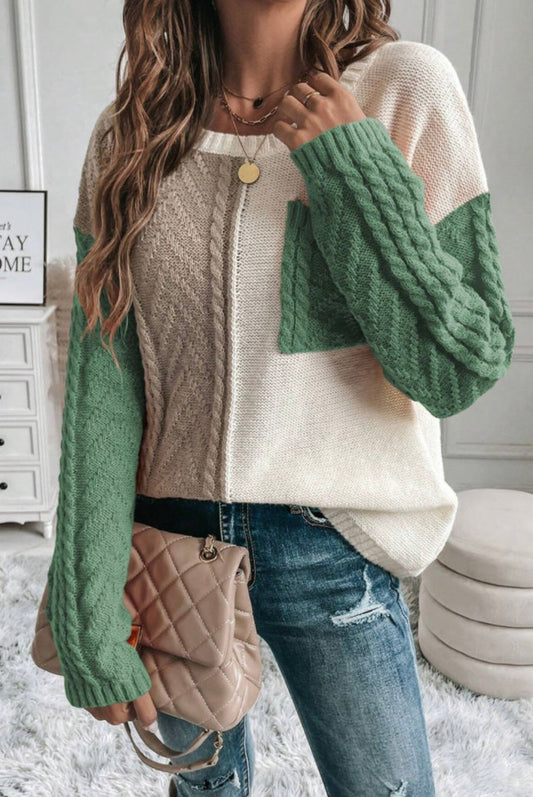 Color Block Sweater